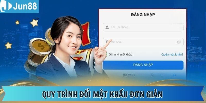 Quy trình thay đổi mật khẩu vô cùng đơn giản